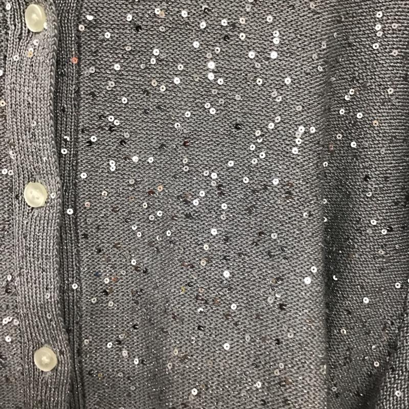 グリーンレーベルリラクシング green label relaxing カーディガン 長袖 3628-119-0930 無地 灰 / グレー / gray レディース USED 古着 中古 10157258