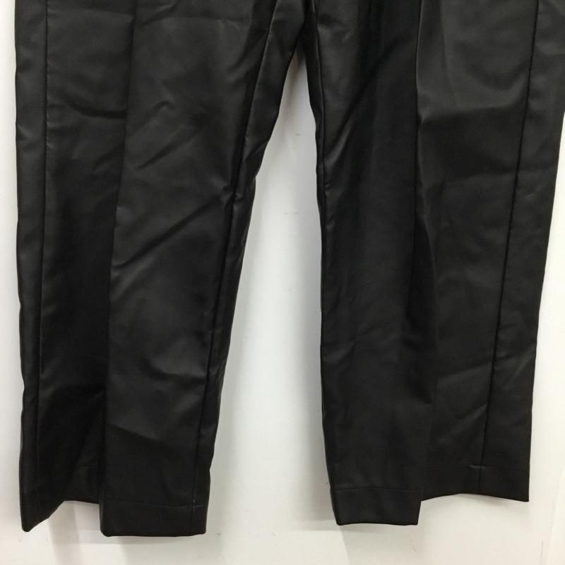 古着 USED ボトムス ボトムス フェイクレザーパンツ M 無地 黒 / ブラック / black レディース USED 古着 中古 10157260