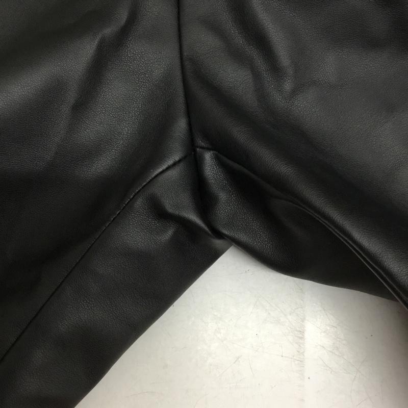 古着 USED ボトムス ボトムス フェイクレザーパンツ M 無地 黒 / ブラック / black レディース USED 古着 中古 10157260