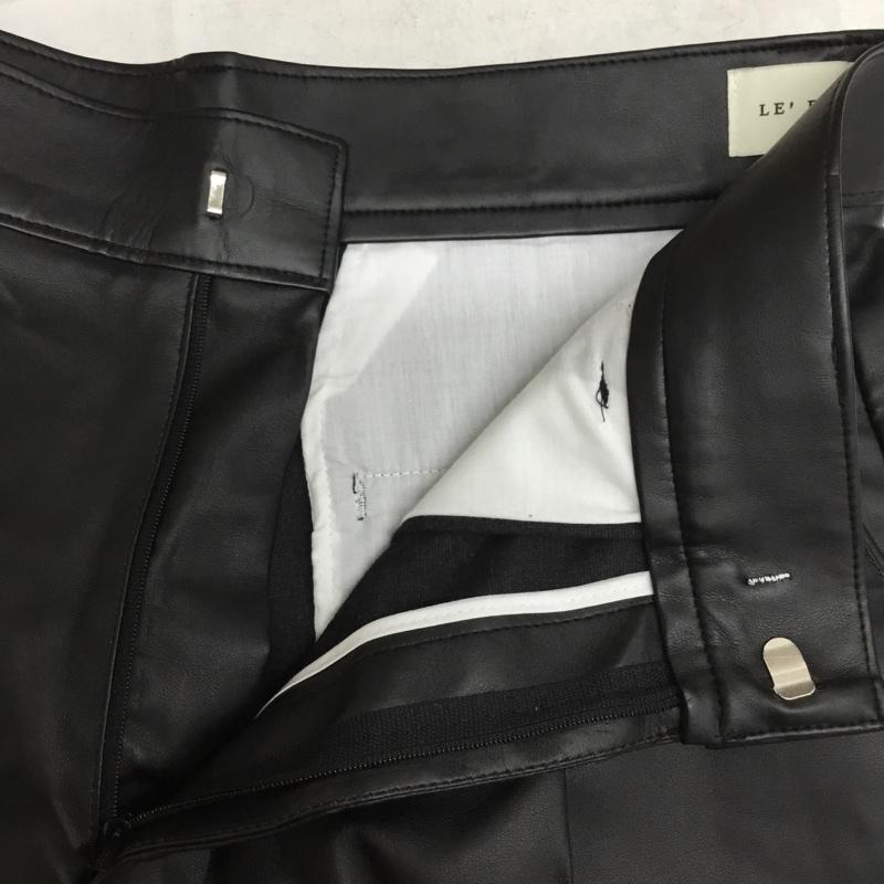 古着 USED ボトムス ボトムス フェイクレザーパンツ M 無地 黒 / ブラック / black レディース USED 古着 中古 10157260