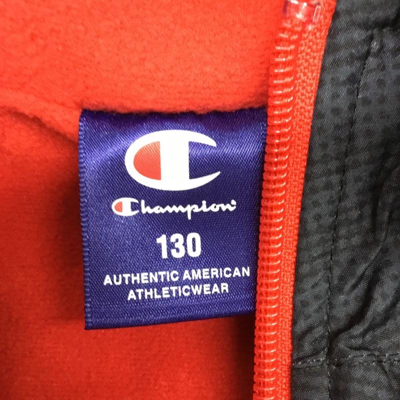 チャンピオン Champion ジャケット、上着 ジャンパー、ブルゾン キッズ 130cm CX1474A ジャージ 130cm ロゴ、文字 黒 / ブラック / black X 紺 / ネイビー / navy X 赤 / レッド / red ボーイズ USED 古着 中古 10157262