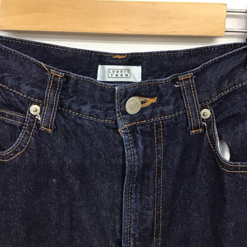 ローリーズファーム LOWRYS FARM パンツ デニム、ジーンズ L 無地 インディゴ / インディゴ / Indigo レディース USED 古着 中古 10157265