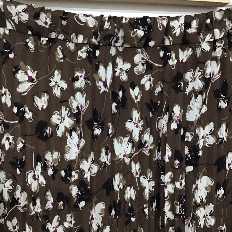 ローリーズファーム LOWRYS FARM スカート ロングスカート FREE 総柄 茶 / ブラウン / brown レディース USED 古着 中古 10157267
