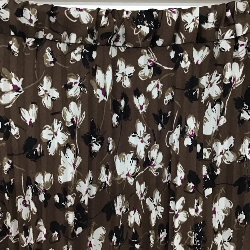 ローリーズファーム LOWRYS FARM スカート ロングスカート FREE 総柄 茶 / ブラウン / brown レディース USED 古着 中古 10157267