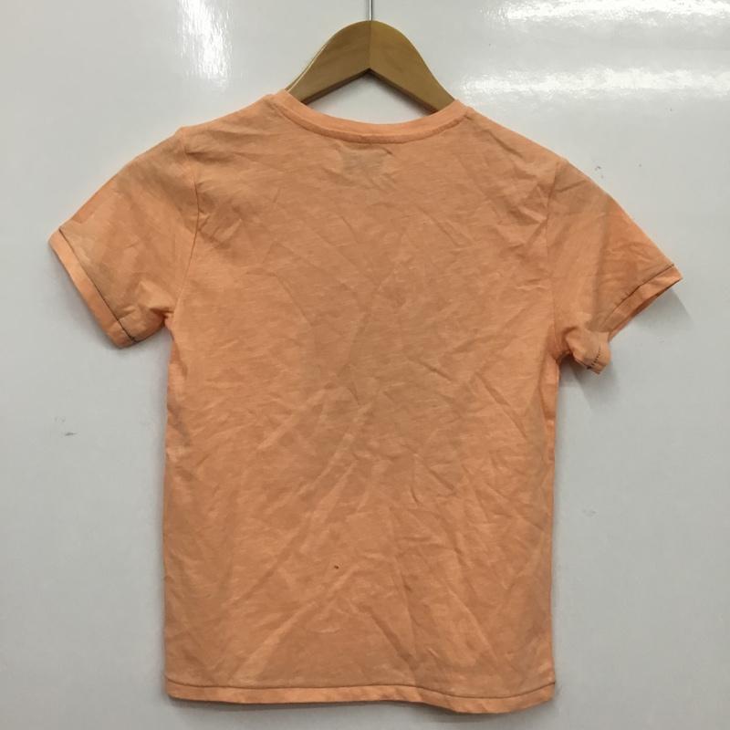 ザラ ZARA Tシャツ 半袖 4873 815 900 キッズ 122cm 7y ロゴ、文字 橙 / オレンジ / orange ボーイズ USED 古着 中古 10157268