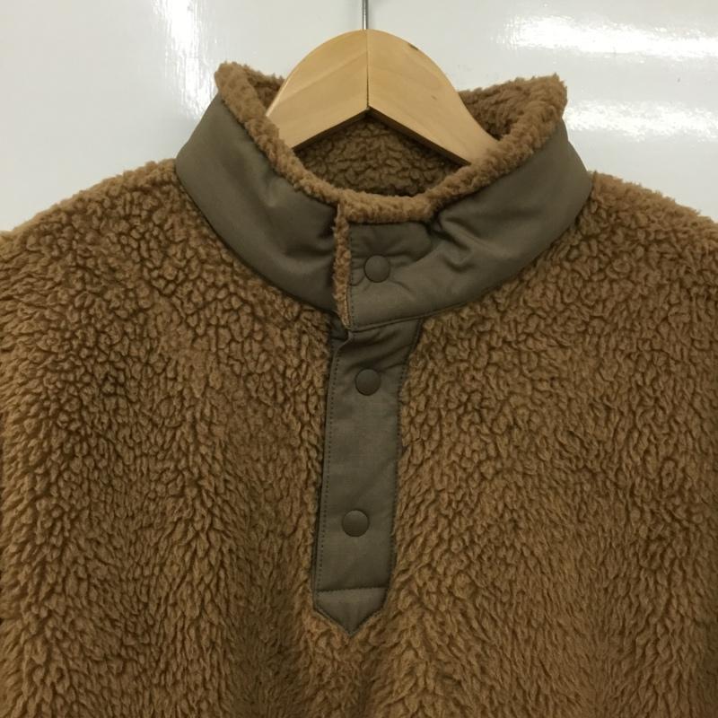 ユニクロ UNIQLO ジャケット、上着 ジャケット、ブレザー 341-443221 フリース オーバーサイズ プルオーバー ホワイトマウンテニアリング M 無地 茶 / ブラウン / brown メンズ USED 古着 中古 10157269
