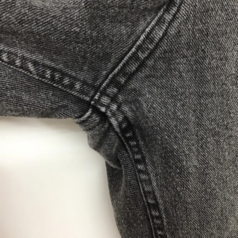 ジーユー GU パンツ デニム、ジーンズ 221-350453 ブラッシュドバルーンジーンズ L 無地 黒 / ブラック / black レディース USED 古着 中古 10157271