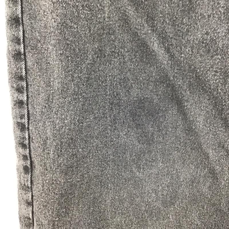 ジーユー GU パンツ デニム、ジーンズ 221-350453 ブラッシュドバルーンジーンズ L 無地 黒 / ブラック / black レディース USED 古着 中古 10157271