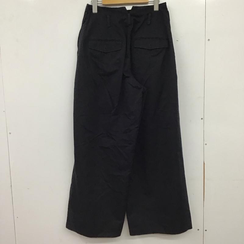 ジーユー GU パンツ ワークパンツ、ペインターパンツ 221-346509 タックワイドパンツ beautiful people M 無地 黒 / ブラック / black レディース USED 古着 中古 10157272