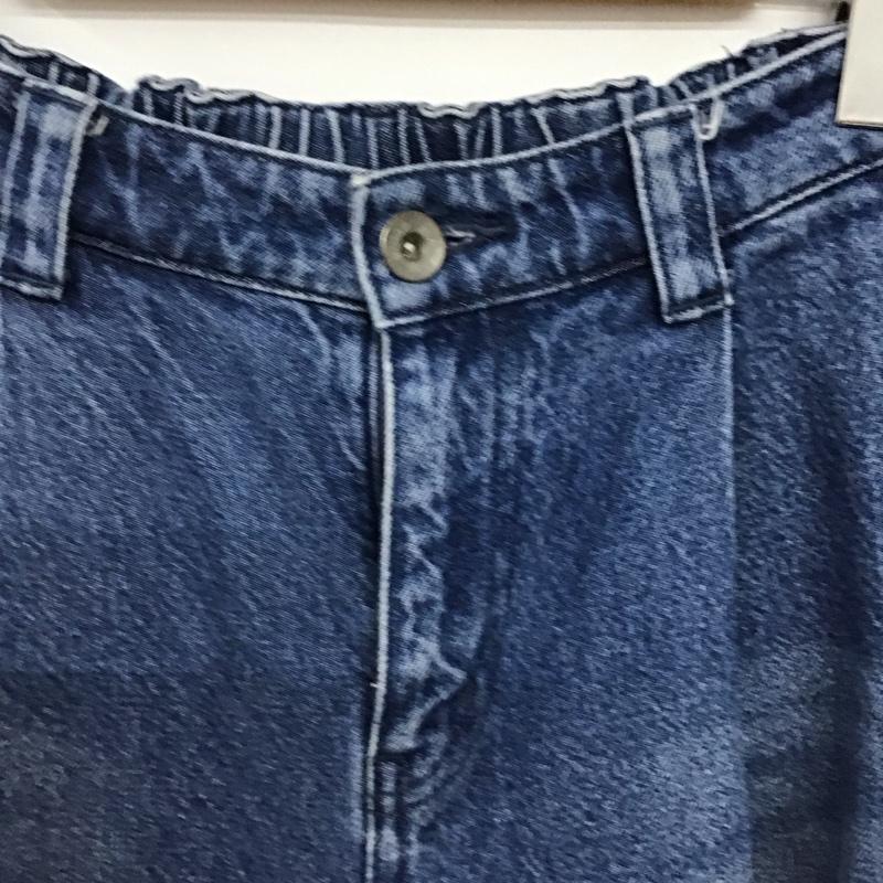 ジーナシス JEANASIS パンツ デニム、ジーンズ JS050128AD アソートバギーパンツ ワイドレッグデニムパンツ FREE 無地 水色 / ライトブルー / レディース USED 古着 中古 10157274