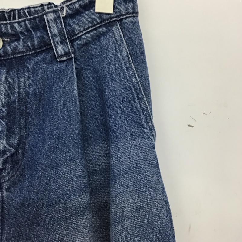 ジーナシス JEANASIS パンツ デニム、ジーンズ JS050128AD アソートバギーパンツ ワイドレッグデニムパンツ FREE 無地 水色 / ライトブルー / レディース USED 古着 中古 10157274