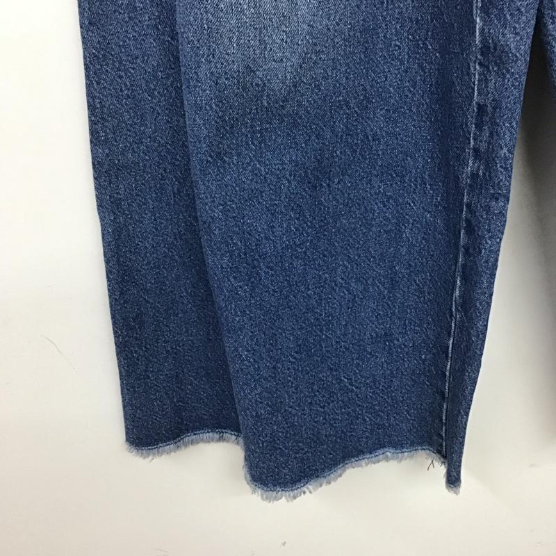 ジーナシス JEANASIS パンツ デニム、ジーンズ JS050128AD アソートバギーパンツ ワイドレッグデニムパンツ FREE 無地 水色 / ライトブルー / レディース USED 古着 中古 10157274