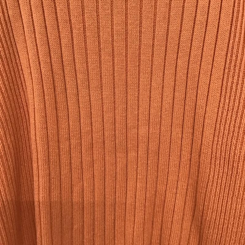 アズールバイマウジー AZUL BY MOUSSY ニット、セーター 半袖 250ESS70-063C 2WAY LACE-UP LOOSE KNIT S 無地 橙 / オレンジ / orange レディース USED 古着 中古 10157276