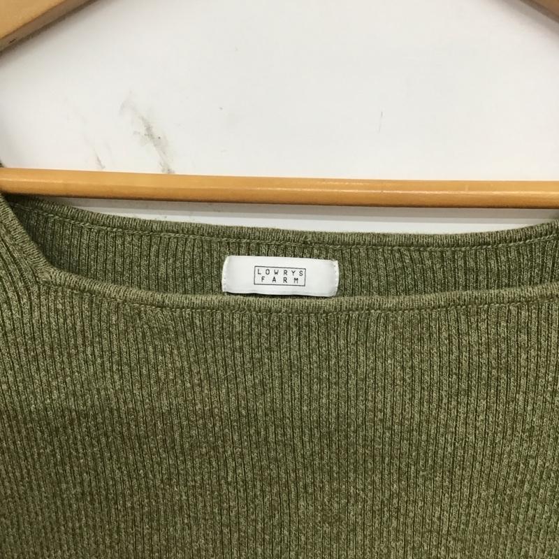 ローリーズファーム LOWRYS FARM カットソー 長袖 M 無地 薄緑 / ライトグリーン / レディース USED 古着 中古 10157278