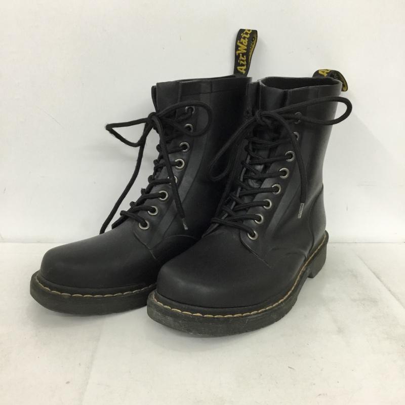 ドクターマーチン Dr.Martens ブーツ 一般 8ホール UK6 US：8 無地 黒 / ブラック / black レディース USED 古着 中古 10157279