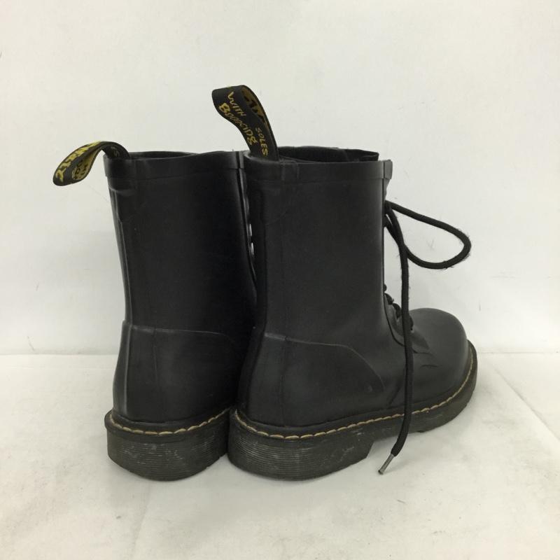 ドクターマーチン Dr.Martens ブーツ 一般 8ホール UK6 US：8 無地 黒 / ブラック / black レディース USED 古着 中古 10157279