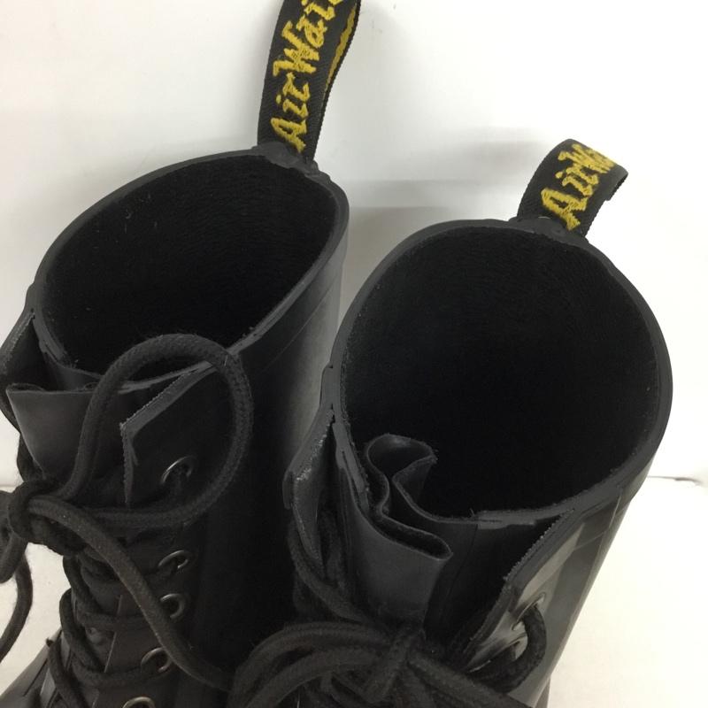ドクターマーチン Dr.Martens ブーツ 一般 8ホール UK6 US：8 無地 黒 / ブラック / black レディース USED 古着 中古 10157279