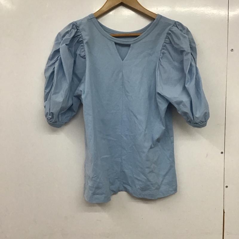 レイビームス Ray BEAMS カットソー 半袖 無地 水色 / ライトブルー / レディース USED 古着 中古 10157281