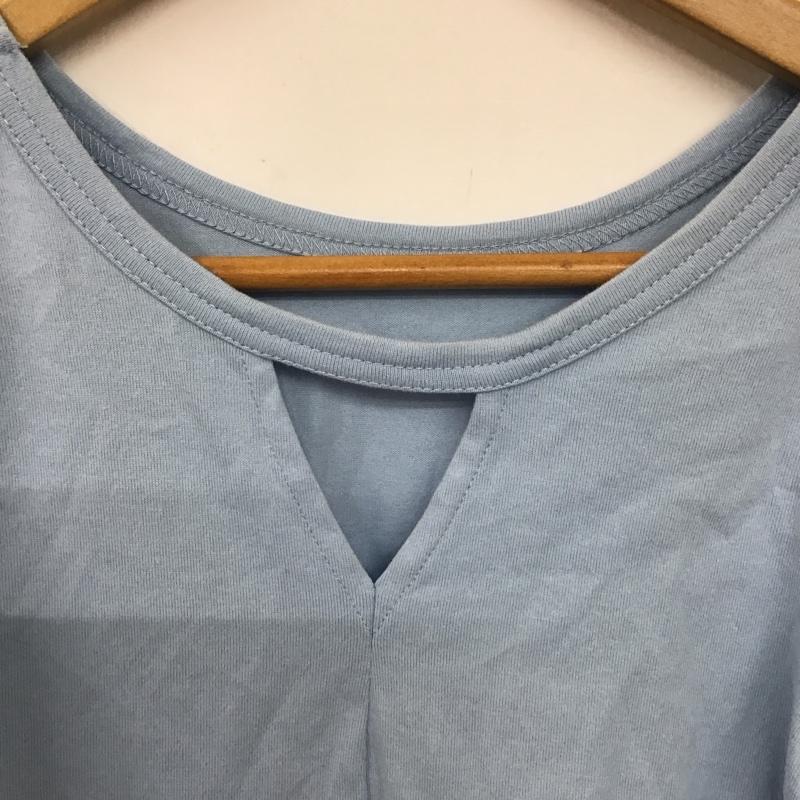 レイビームス Ray BEAMS カットソー 半袖 無地 水色 / ライトブルー / レディース USED 古着 中古 10157281