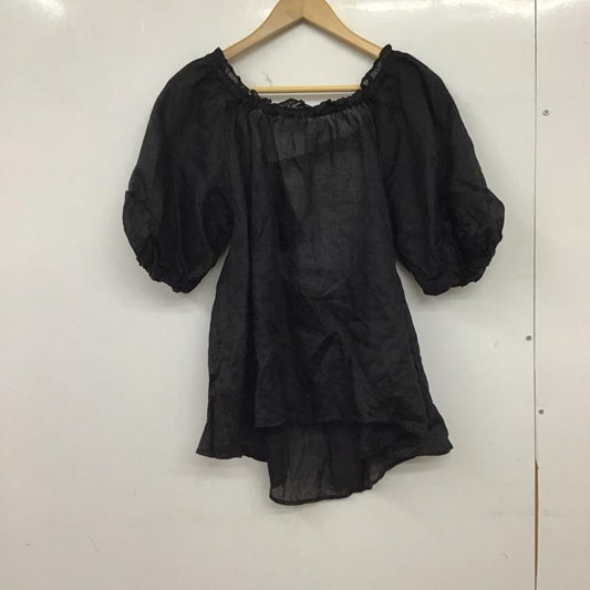 フリークスストア FREAK S STORE カットソー 半袖 FREE 無地 黒 / ブラック / black レディース USED 古着 中古 10157283