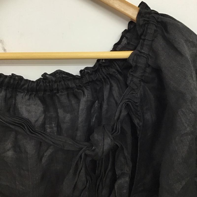 フリークスストア FREAK S STORE カットソー 半袖 FREE 無地 黒 / ブラック / black レディース USED 古着 中古 10157283
