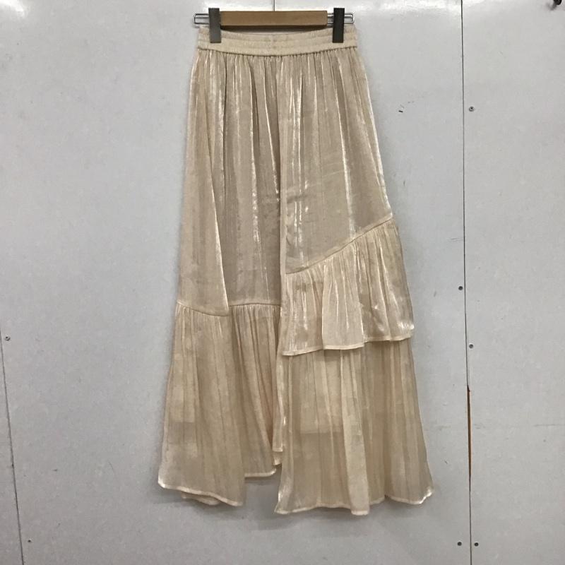 アルシーヴ archives スカート ロングスカート M 無地 ベージュ / ベージュ / beige レディース USED 古着 中古 10157284