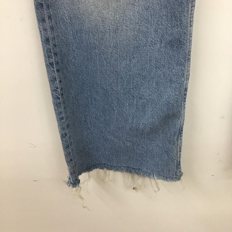 ザラ ZARA パンツ デニム、ジーンズ 40 無地 水色 / ライトブルー / レディース USED 古着 中古 10157285