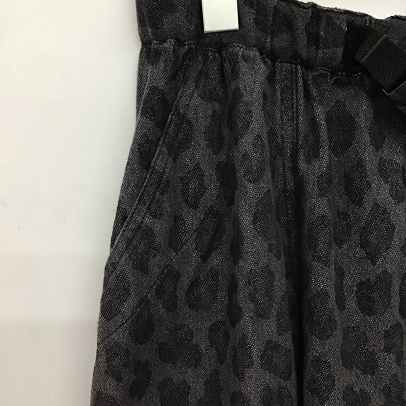 ニコアンド niko and... スカート ロングスカート L 総柄 黒 / ブラック / black レディース USED 古着 中古 10157286