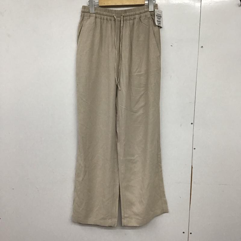 フリークスストア FREAK S STORE パンツ スラックス リネンレーヨンイージーパンツ タグ付 FREE 無地 オフホワイト / オフホワイト / レディース USED 古着 中古 10157287