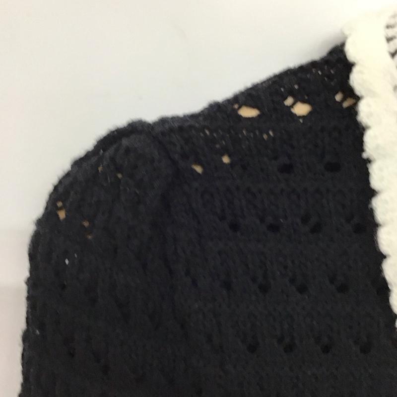 ザラ ZARA カットソー 半袖 M 無地 黒 / ブラック / black レディース USED 古着 中古 10157290