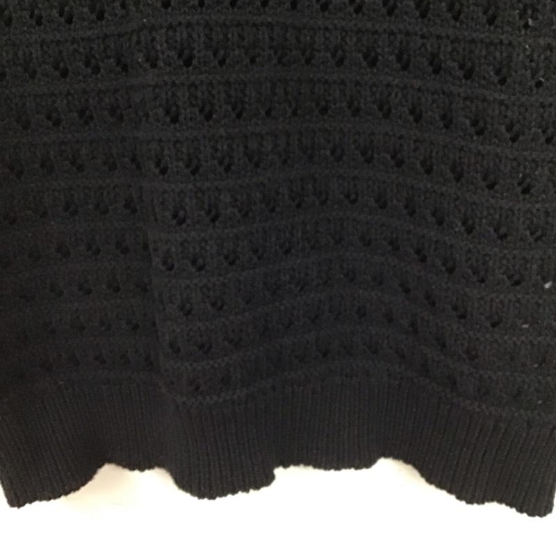 ザラ ZARA カットソー 半袖 M 無地 黒 / ブラック / black レディース USED 古着 中古 10157290