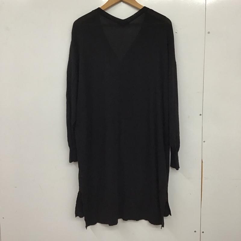 ルカ/レディラックルカ LUCA/LADY LUCK LUCA カーディガン 長袖 無地 黒 / ブラック / black レディース USED 古着 中古 10157292