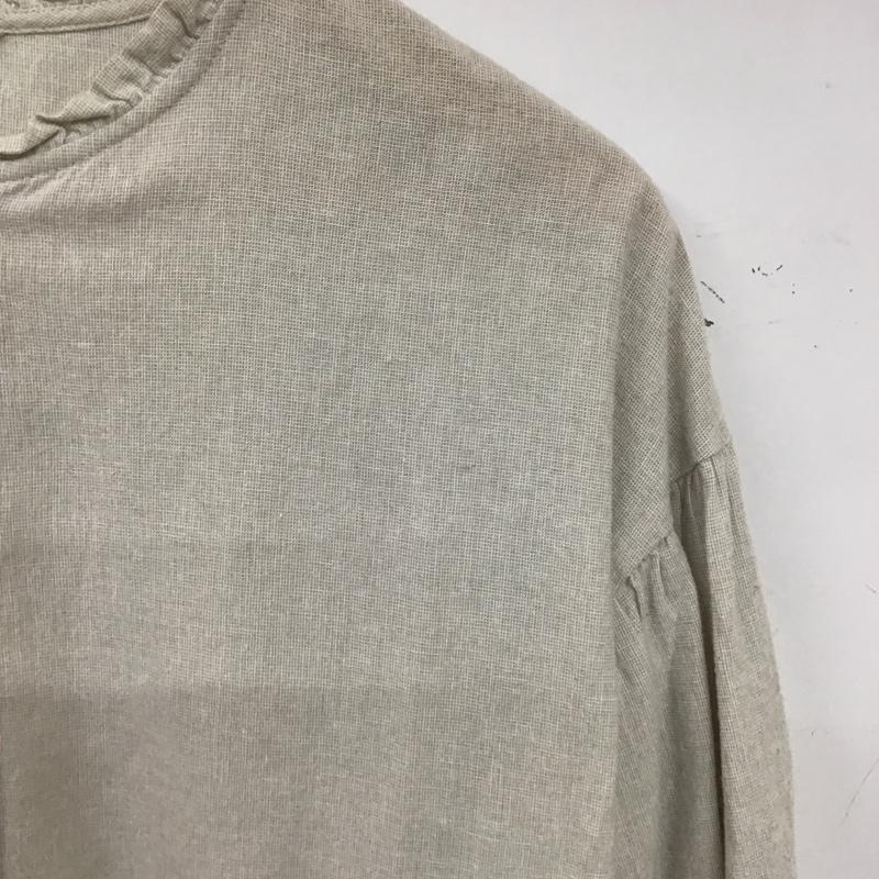 サマンサモスモス Samansa Mos2 シャツ、ブラウス 長袖 FREE 無地 ベージュ / ベージュ / beige レディース USED 古着 中古 10157293