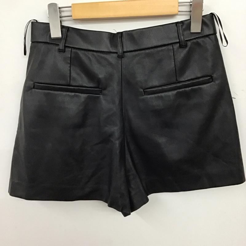 ザラ ZARA パンツ ショートパンツ M 無地 黒 / ブラック / black レディース USED 古着 中古 10157297