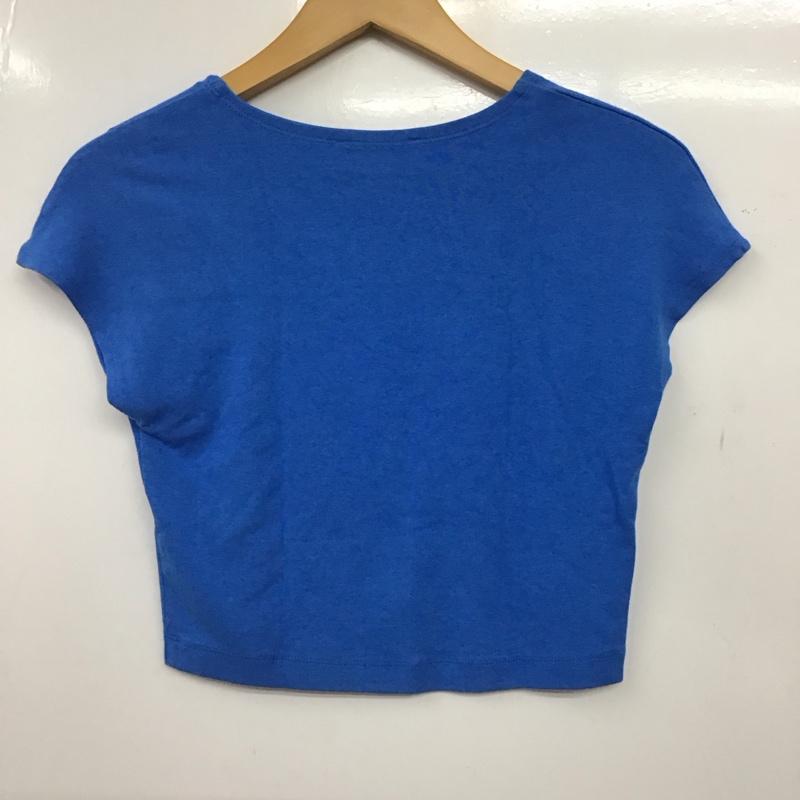 ザラ ZARA タンクトップ タンクトップ L 無地 青 / ブルー / blue レディース USED 古着 中古 10157299