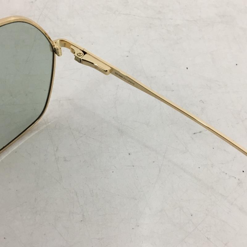 ミスターカサノバ Mr.CASANOVA めがね・サングラス サングラス PATTIE カラーレンズ ロゴ、文字 金 / ゴールド / gold color メンズ USED 古着 中古 10157301