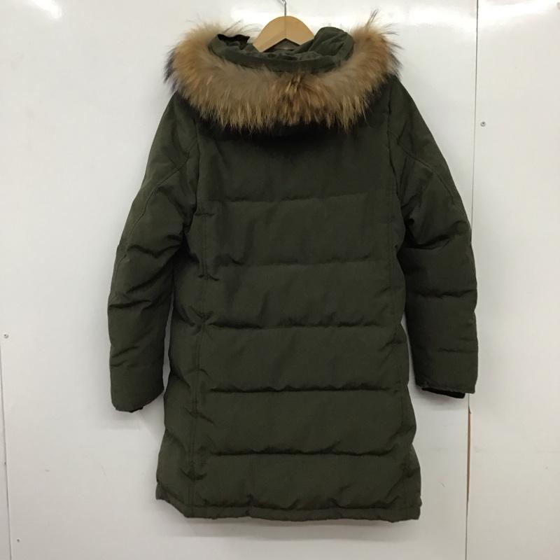 ダントン Danton ジャケット、上着 ダウンジャケット zjd-8744 36 無地 カーキ / カーキ / khaki レディース USED 古着 中古 10157307