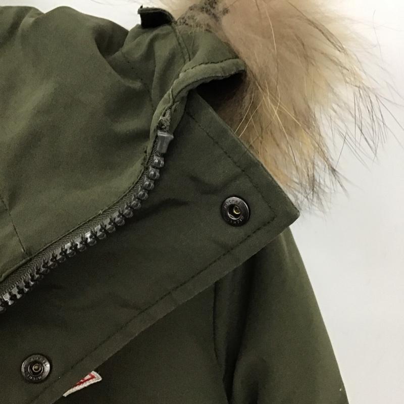 ダントン Danton ジャケット、上着 ダウンジャケット zjd-8744 36 無地 カーキ / カーキ / khaki レディース USED 古着 中古 10157307