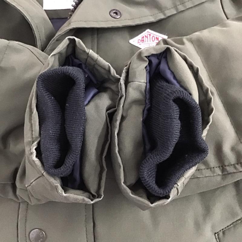 ダントン Danton ジャケット、上着 ダウンジャケット zjd-8744 36 無地 カーキ / カーキ / khaki レディース USED 古着 中古 10157307
