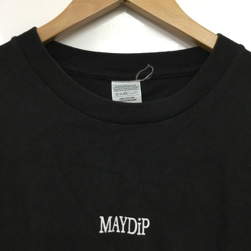 古着 USED Tシャツ 半袖 MAYDiP クルーネック XL ロゴ、文字 黒 / ブラック / black メンズ USED 古着 中古 10157308