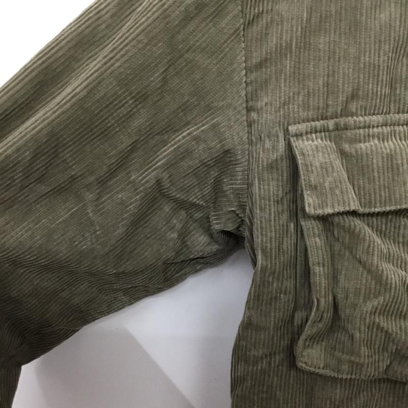 エマクローズ EMMA CLOTHES ジャケット、上着 ジャケット、ブレザー コーデュロイ M 無地 カーキ / カーキ / khaki メンズ USED 古着 中古 10157309