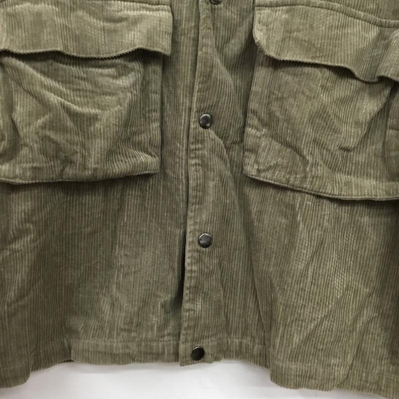 エマクローズ EMMA CLOTHES ジャケット、上着 ジャケット、ブレザー コーデュロイ M 無地 カーキ / カーキ / khaki メンズ USED 古着 中古 10157309