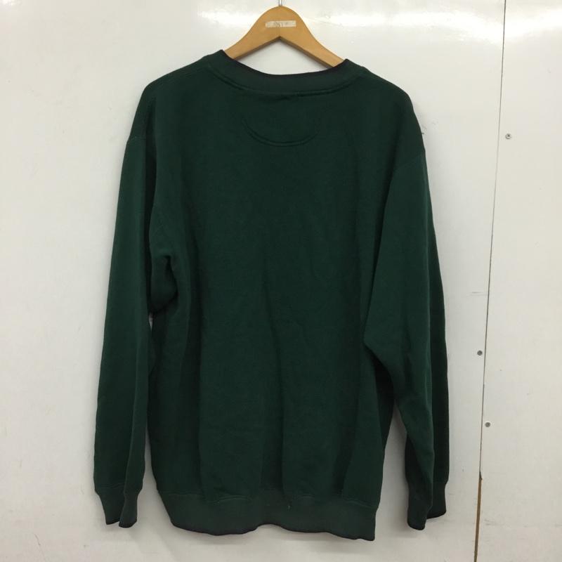 古着 USED トレーナー 長袖 スウェット ミッキーマウス 裏起毛 キャラクター 緑 / グリーン / green メンズ USED 古着 中古 10157312