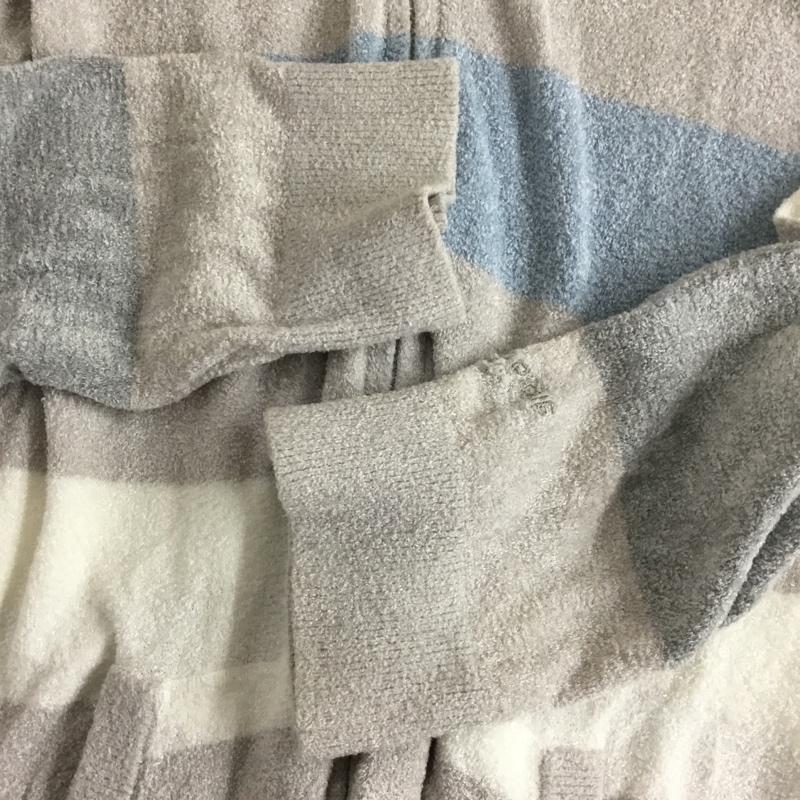 ジェラートピケオム GELATO PIQUE HOMME パーカー 長袖 PMNT192903 ジップアップ L ボーダー柄 灰 / グレー / gray X 青 / ブルー / blue X 白 / ホワイト / white メンズ USED 古着 中古 10157315