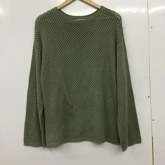 ローリーズファーム LOWRYS FARM ニット、セーター 長袖 FREE 無地 薄緑 / ライトグリーン / レディース USED 古着 中古 10157316