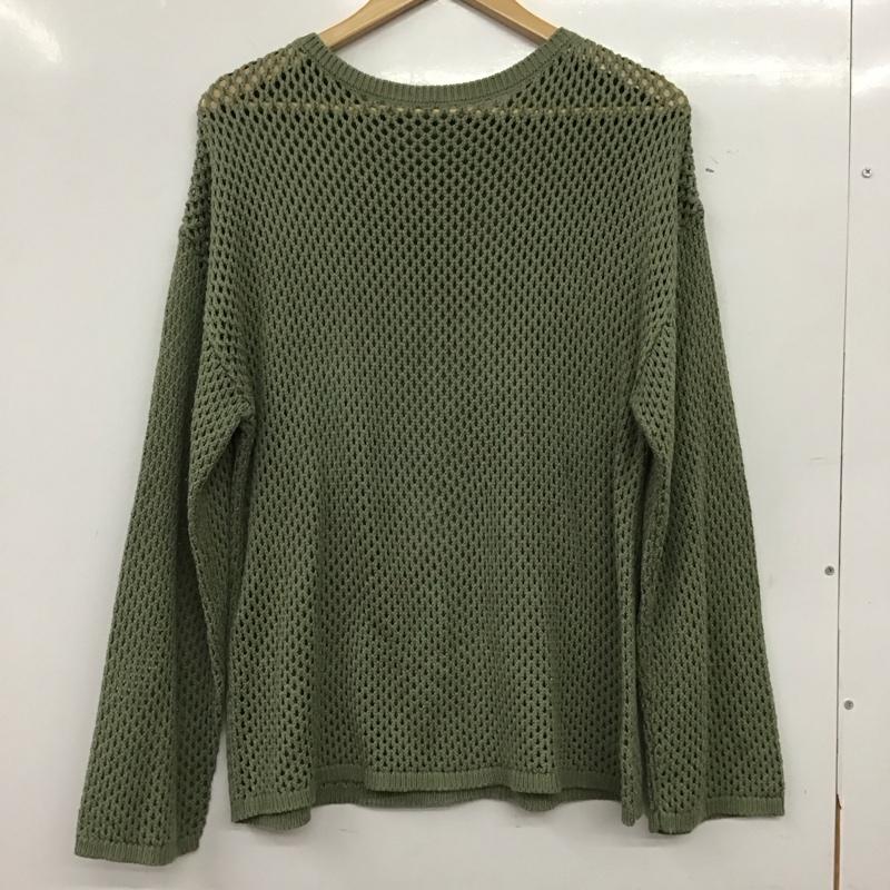 ローリーズファーム LOWRYS FARM ニット、セーター 長袖 FREE 無地 薄緑 / ライトグリーン / レディース USED 古着 中古 10157316
