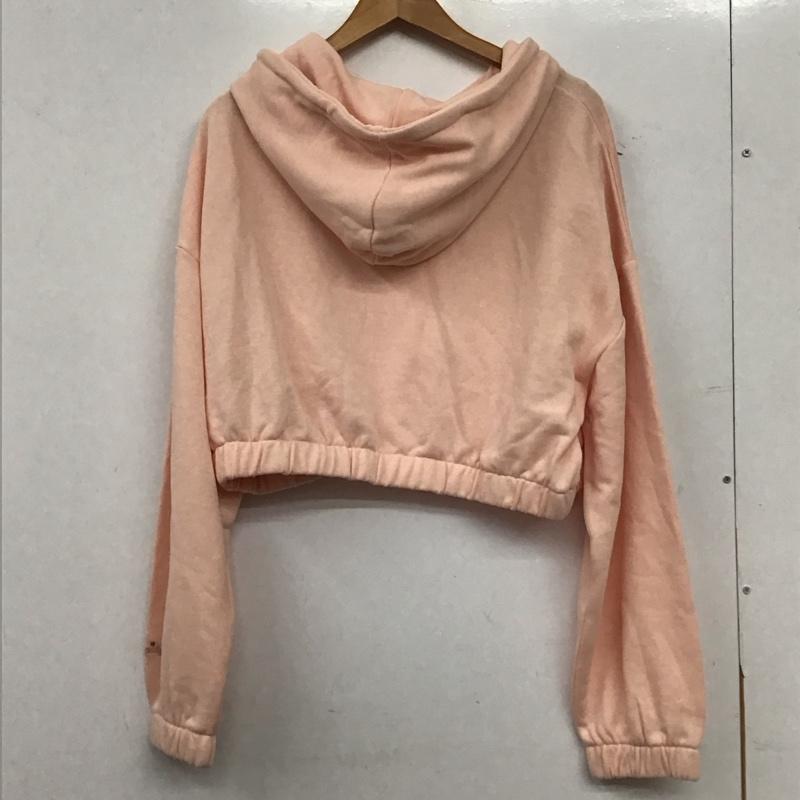 ダブルクローゼット w closet パーカー 長袖 FREE 無地 桃 / ピンク / pink レディース USED 古着 中古 10157317