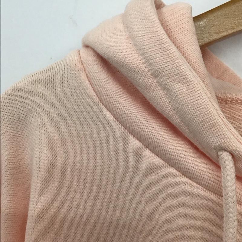 ダブルクローゼット w closet パーカー 長袖 FREE 無地 桃 / ピンク / pink レディース USED 古着 中古 10157317
