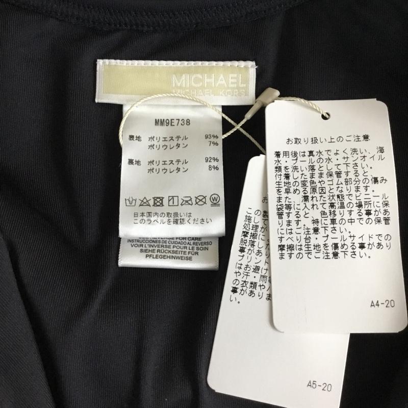 マイケルコース MICHAEL KORS ウェア ウェア MM9E738 MMK x 007 水着 ジップアップ スイムスーツ 長袖 タグ付き ロゴ、文字 黒 / ブラック / black X 金 / ゴールド / gold color レディース USED 古着 中古 10157318