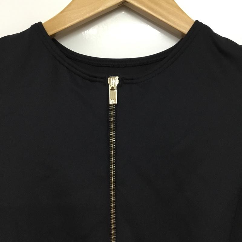 マイケルコース MICHAEL KORS ウェア ウェア MM9E738 MMK x 007 水着 ジップアップ スイムスーツ 長袖 タグ付き ロゴ、文字 黒 / ブラック / black X 金 / ゴールド / gold color レディース USED 古着 中古 10157318